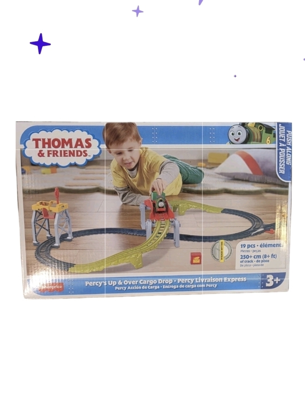 Thomas & Friends Percy's Up & Over Cargo Drop Train Fisher Price New Sealed Box